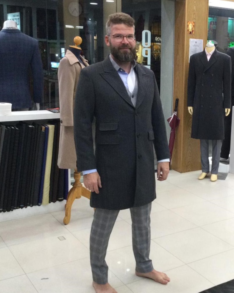Mens ovecoats from Custom Tailor based in Khaolak, Thailand